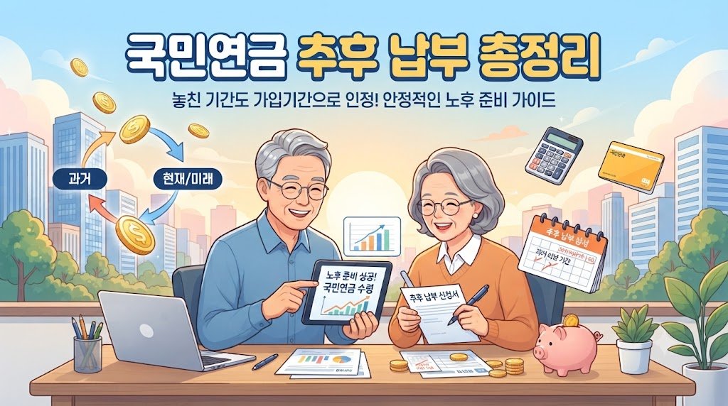 국민연금 추후 납부 총정리